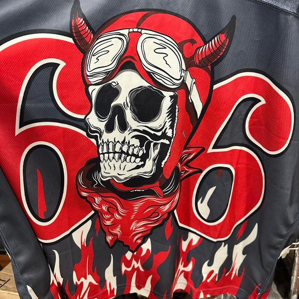 Reason Men's Red and Black T-shirt